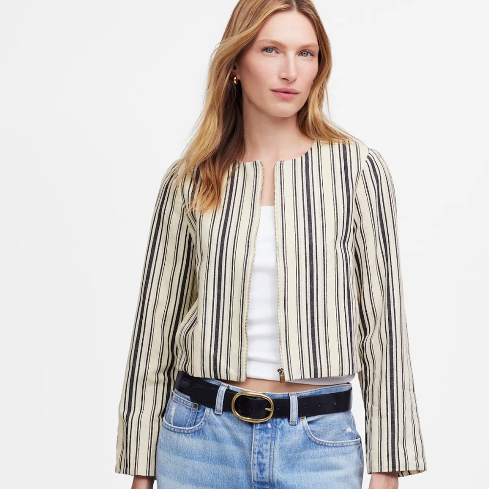 NWT Madewell Crop Jacket size L